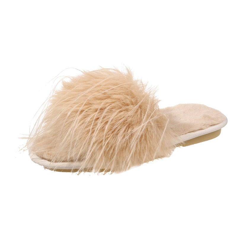 Fluffy Slippers Women's