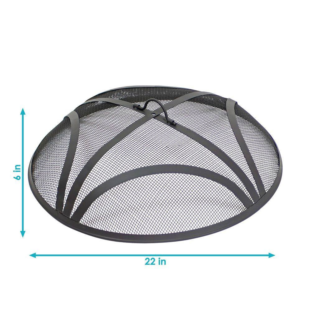 22 In. Steel Mesh Fire Pit Screen