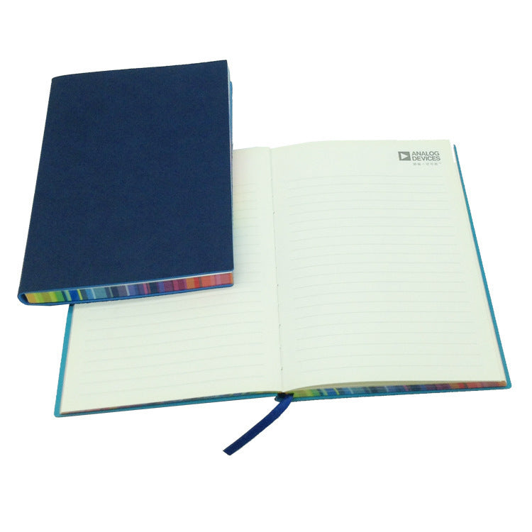 Colorful Rainbow Side A5 Leather Cover Notebook