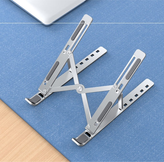 Laptop Aluminum Alloy Desktop Heightening Bracket Heat Dissipation Folding Portable Storage Base Lifter