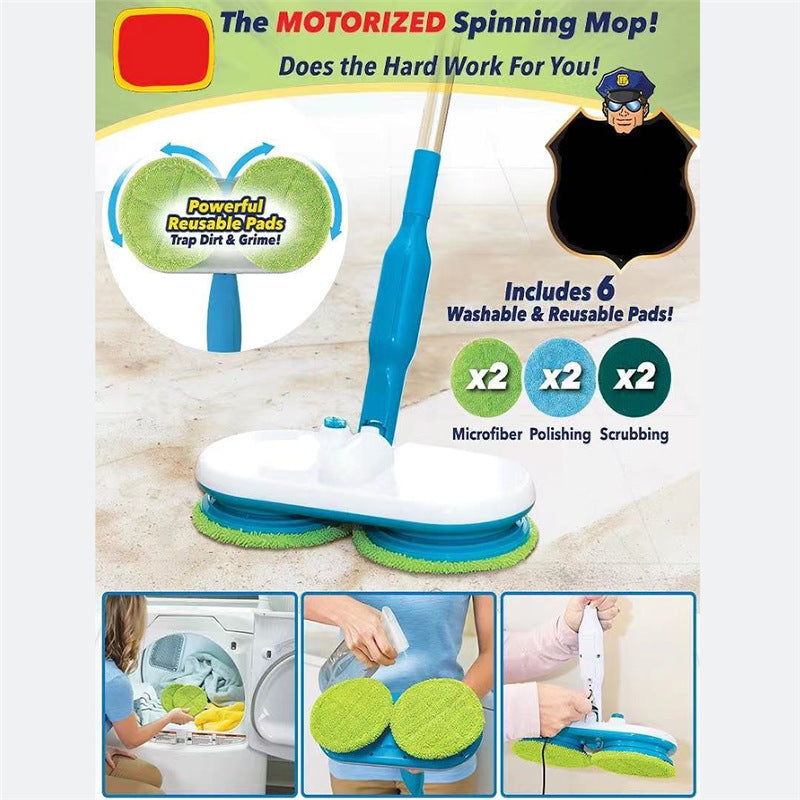 Wireless Electric Mop Automatic Hand-held re-chargeable Cleaning Mopping