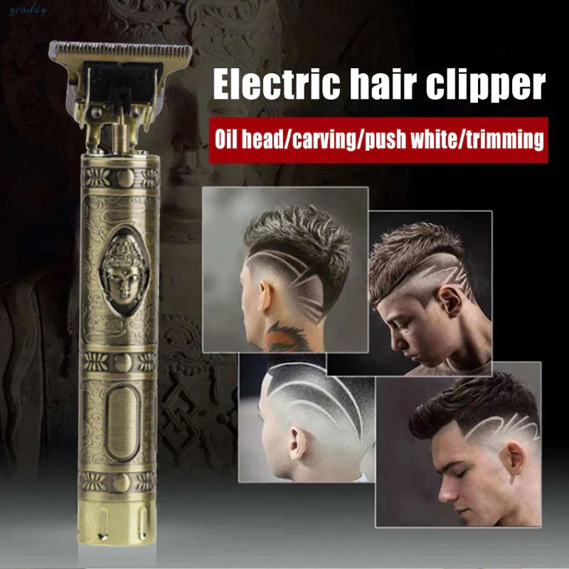 Professional Hair Clippers Trimmer Cutting Beard Cordless Barber Shaving Machine