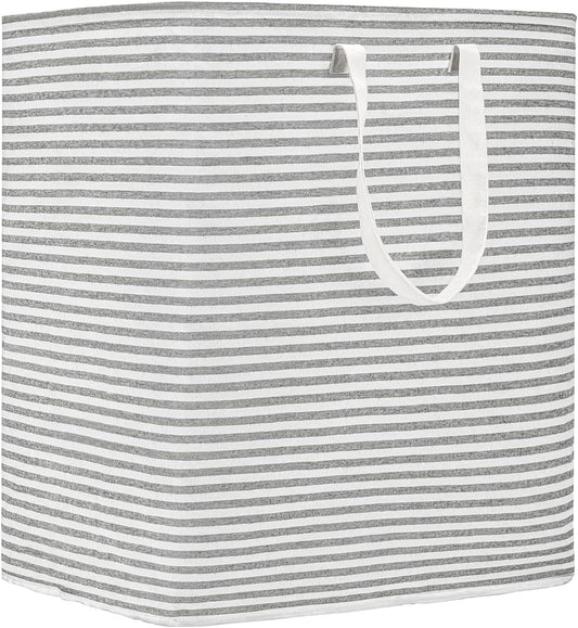 100L Freestanding Laundry Hamper Collapsible Extra Large Laundry Basket with Easy Carry Extended Handles for Clothes Toys, Dirty Clothes Hamper (Grey)