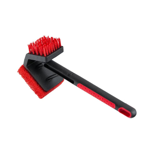 Small PP Cleaning Cold Grill Brush and Scrub Pad, 10.6"