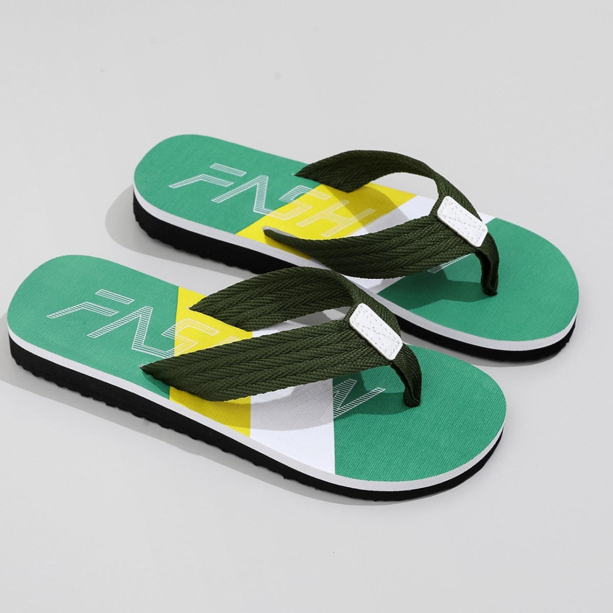 Colorblock Men's Summer Slippers