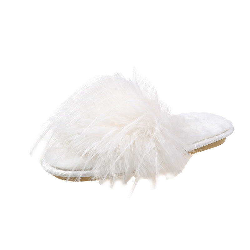 Fluffy Slippers Women's