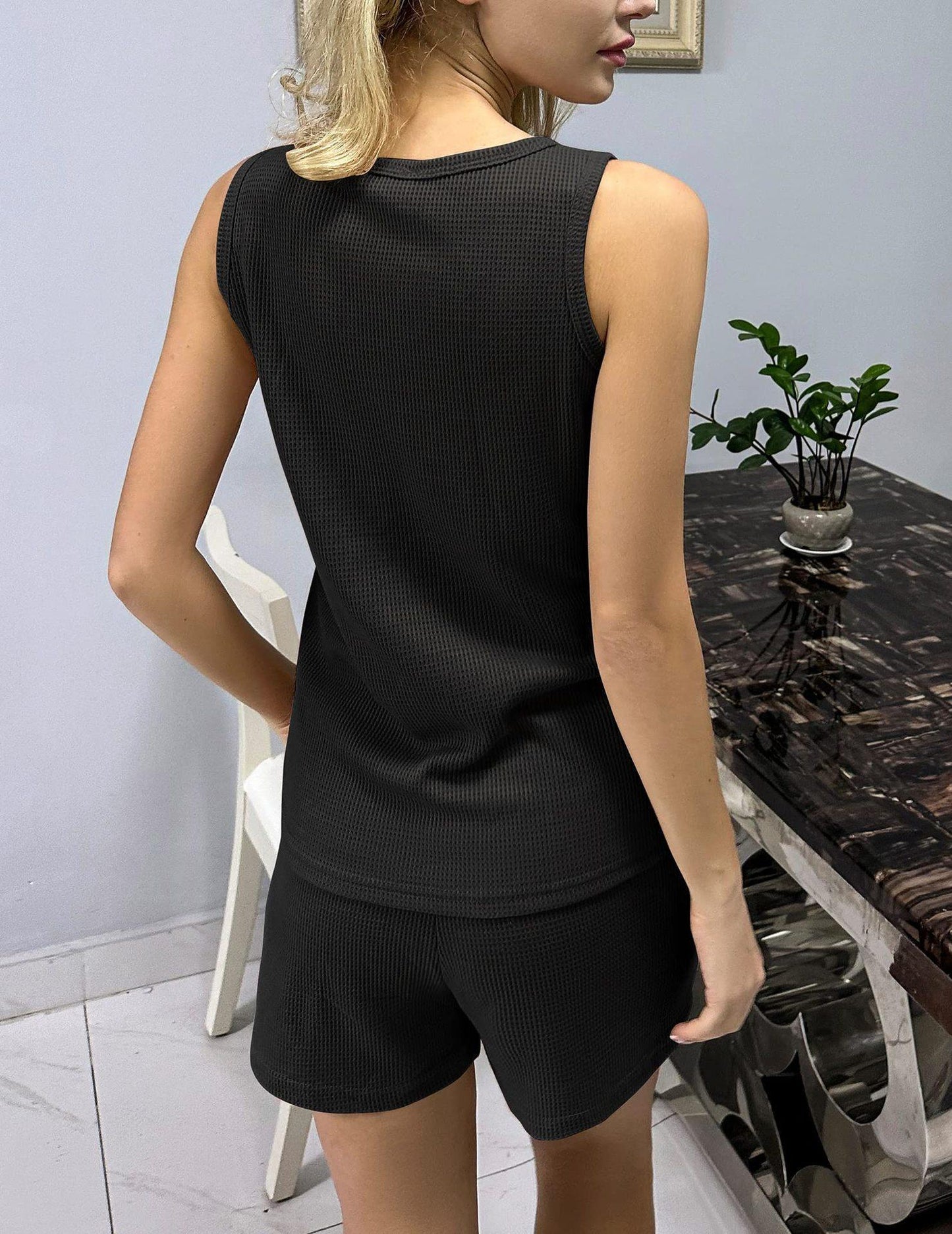 Ladies Loose Fashion Sports V-neck Women's Suit