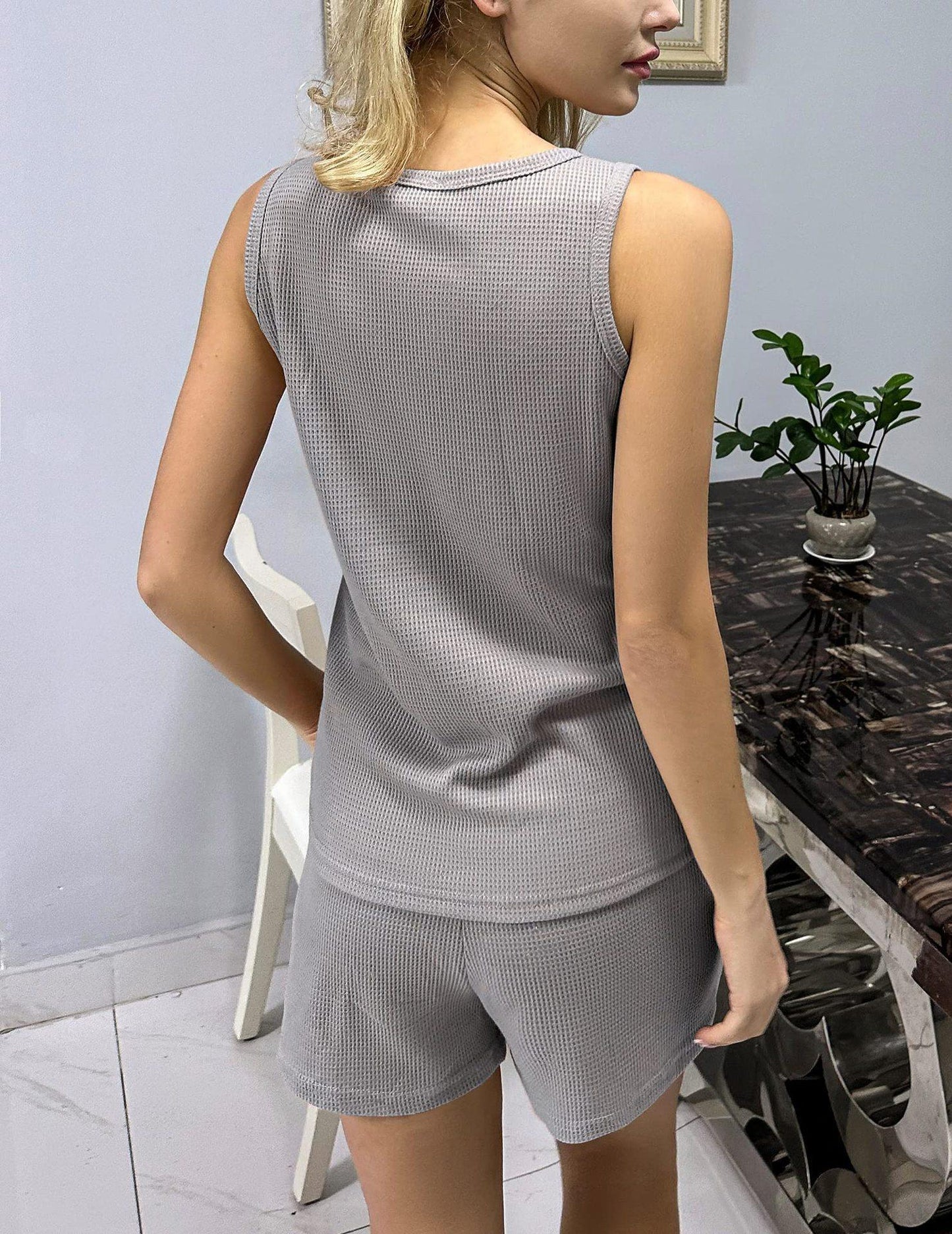 Ladies Loose Fashion Sports V-neck Women's Suit