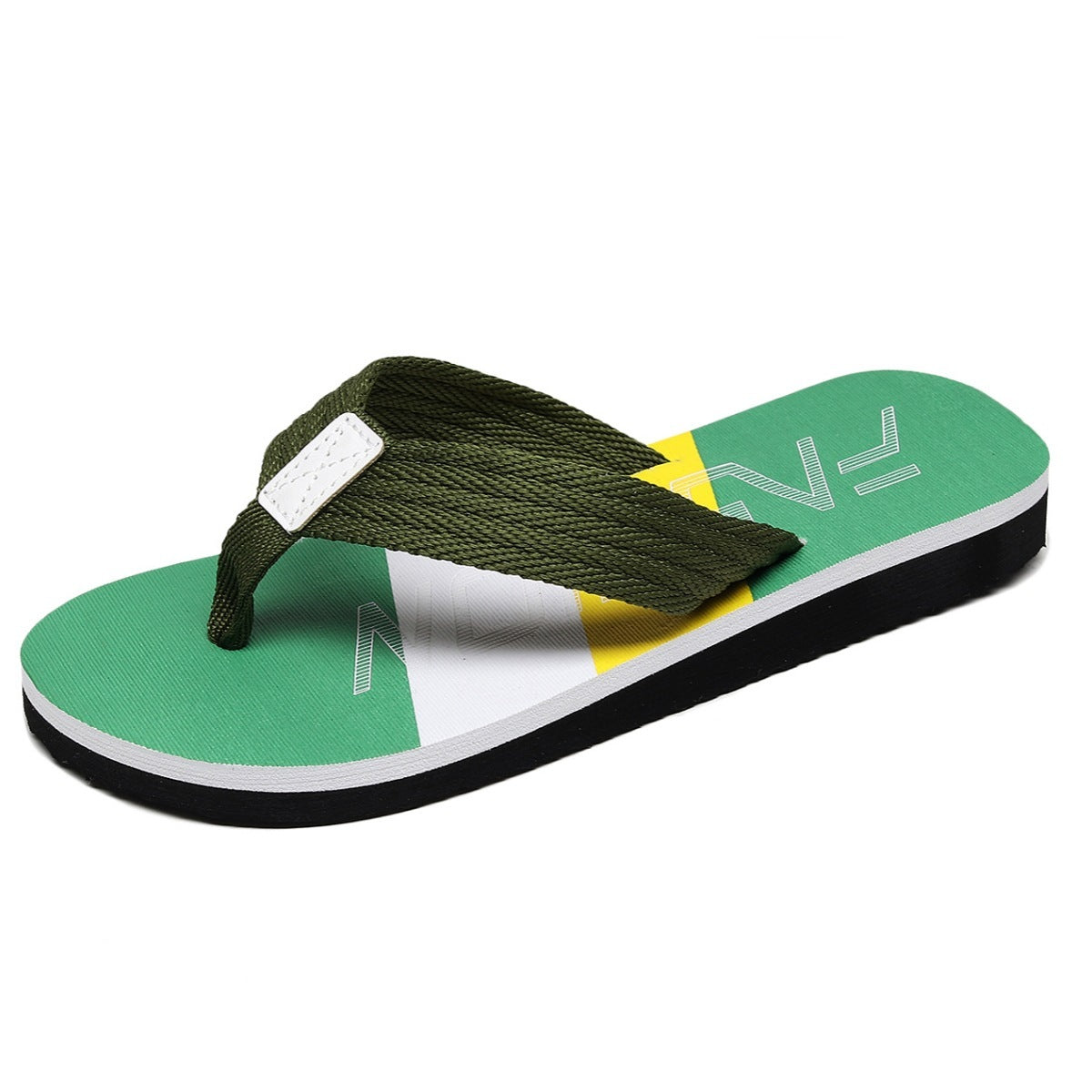 Colorblock Men's Summer Slippers