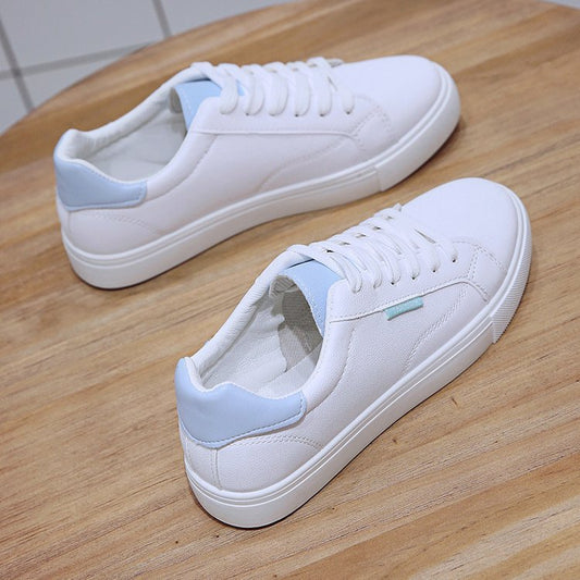 Thick Bottom Soft Leather Sports Casual Borad Shoes