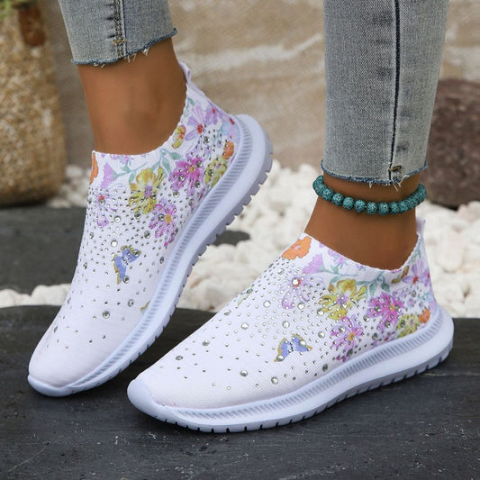 Women's Running Shoes Printed Flowers