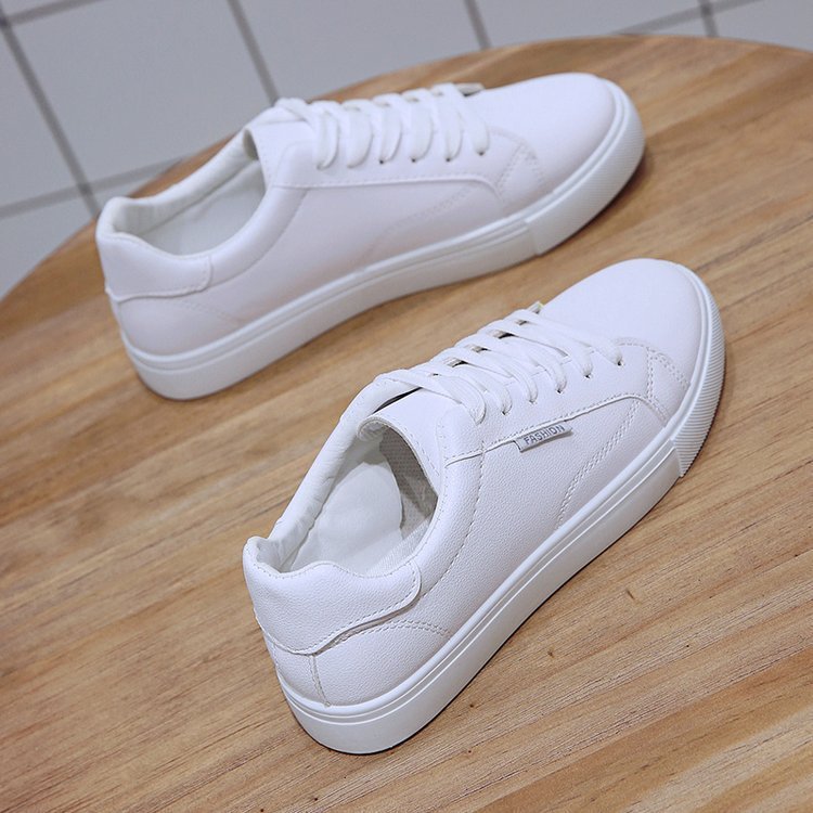 Thick Bottom Soft Leather Sports Casual Borad Shoes