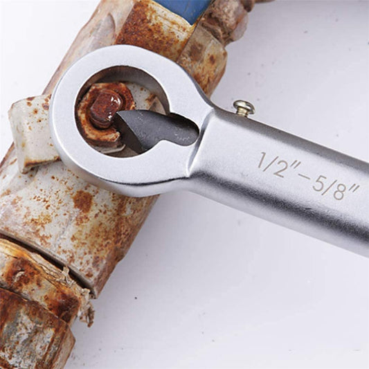 Metal Nut Splitter Breaker 3.15'' Long, Hand-Held Nut Splitter Cracker, 0.35''-0.47'' Diameter Universal Nut Cracker Remover Splitting Set for Rusted Broken Damaged Corroded Stuck Nuts