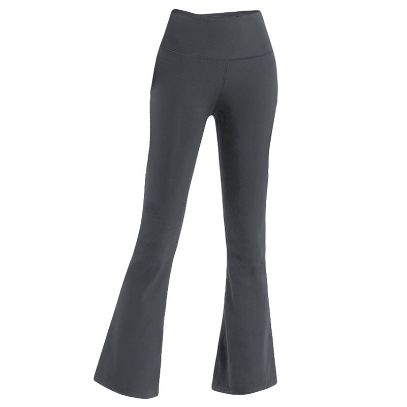 Female Bell-bottom Pants High Waist Sports Yoga Pants