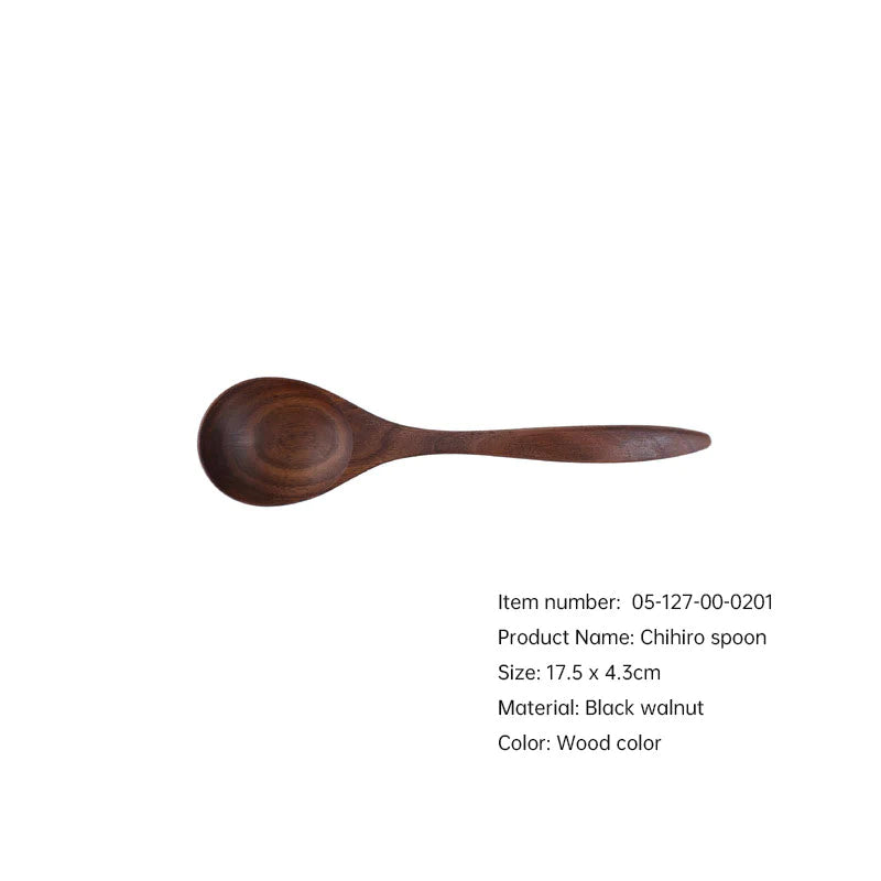 Nordic Style Black Walnut Wooden Kitchen Utensils